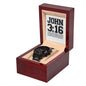 "For God So Loved" - John 3:16- Men's Chronograph Watch