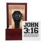"For God So Loved" - John 3:16- Men's Chronograph Watch