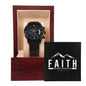 "Faith Can Move Mountains" - Men's Chronograph Watch