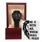 "Lion - He is With Me. Whom Shall I Fear?" - Men's Chronograph Watch