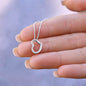 Heart Necklace - Women's White Gold/ Yellow Gold -No message card