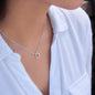 Heart Necklace - Women's White Gold/ Yellow Gold -No message card