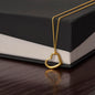 Heart Necklace - Women's White Gold/ Yellow Gold -No message card