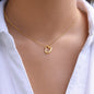Heart Necklace - Women's White Gold/ Yellow Gold -No message card