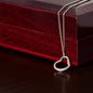 Heart Necklace - Women's White Gold/ Yellow Gold -No message card