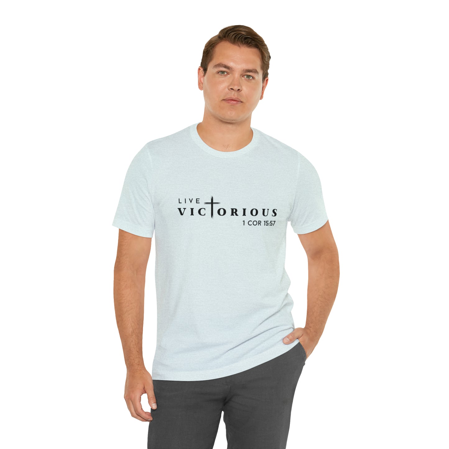 "Live Victorious" Unisex Tee - 1 Cor 15:57