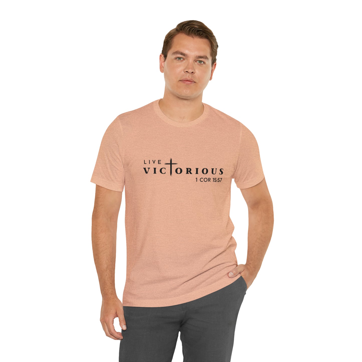 "Live Victorious" Unisex Tee - 1 Cor 15:57