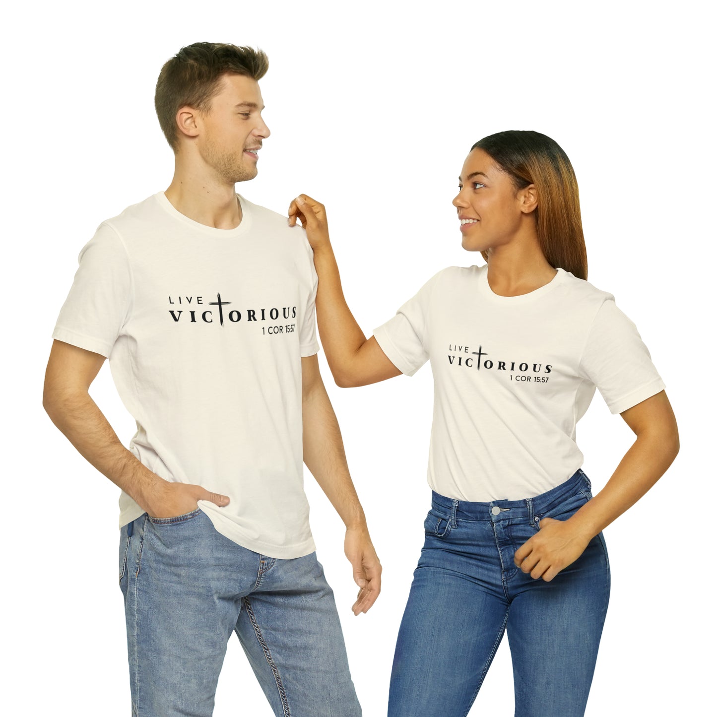 "Live Victorious" Unisex Tee - 1 Cor 15:57