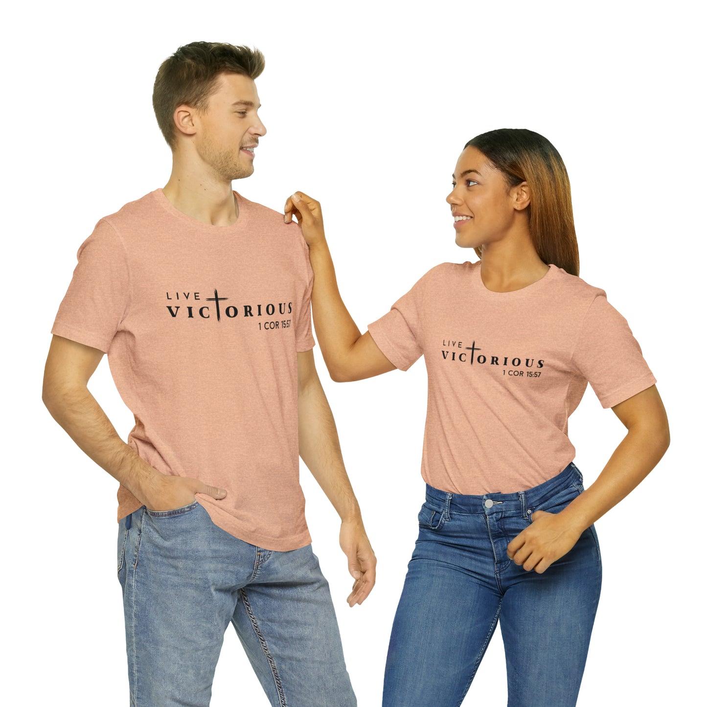 "Live Victorious" Unisex Tee - 1 Cor 15:57