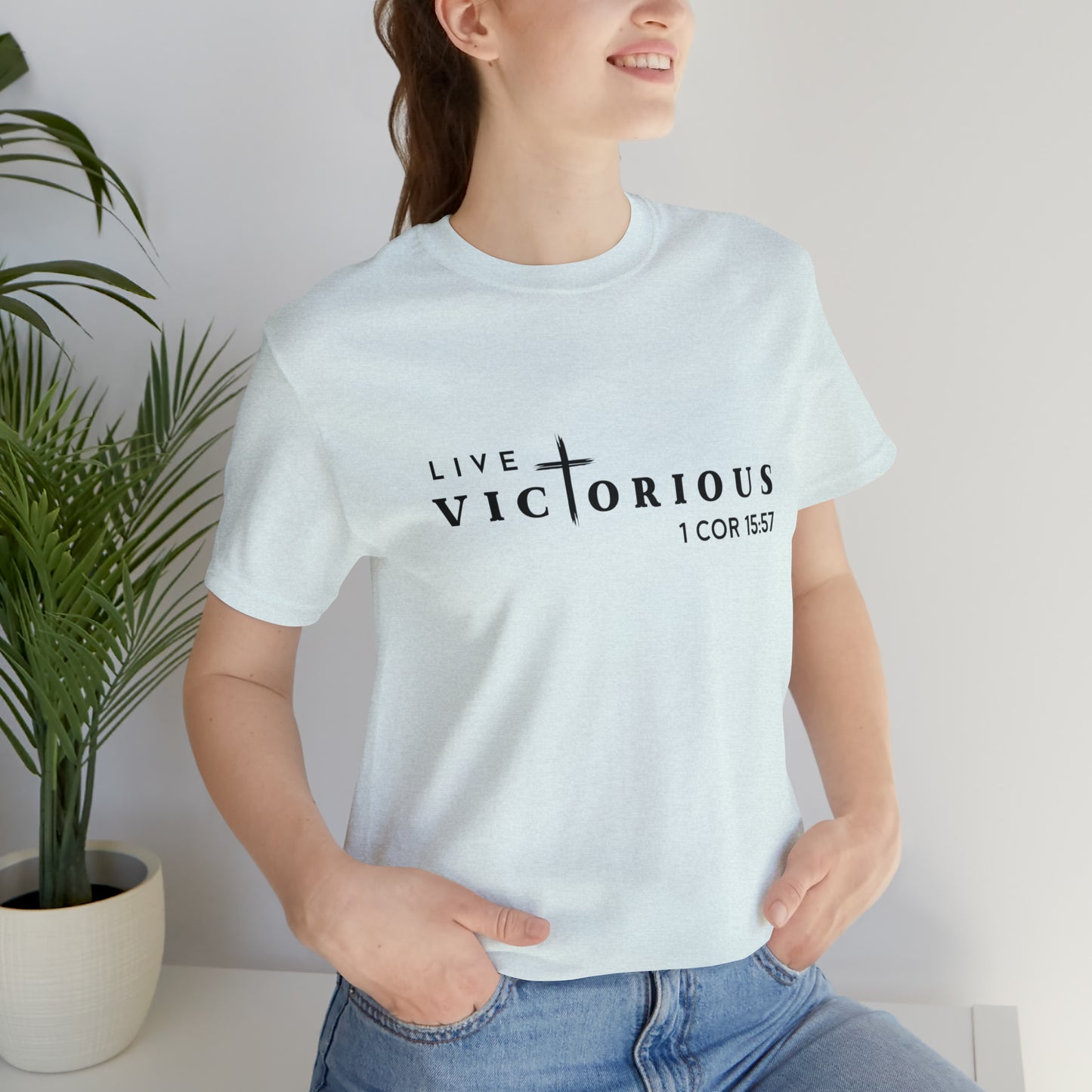 "Live Victorious" Unisex Tee - 1 Cor 15:57