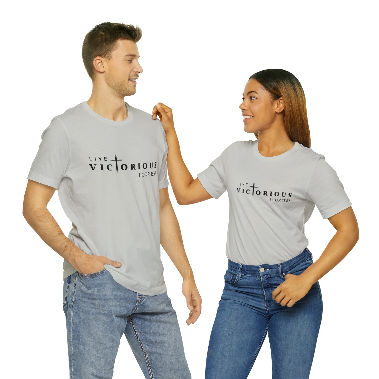 "Live Victorious" Unisex Tee - 1 Cor 15:57