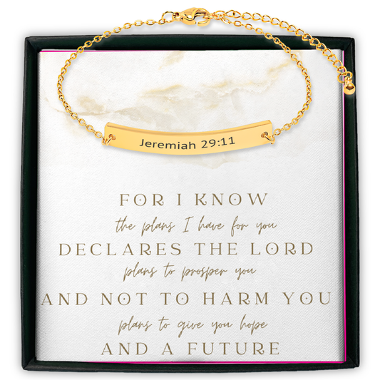 Jeremiah 29:11 - Women’s Bracelet