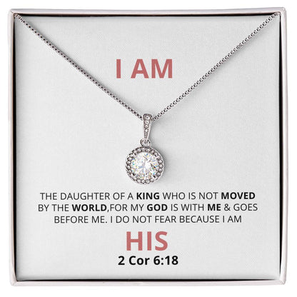 "I am His" - 2 Cor 6:18- Eternal Hope Women's Necklace