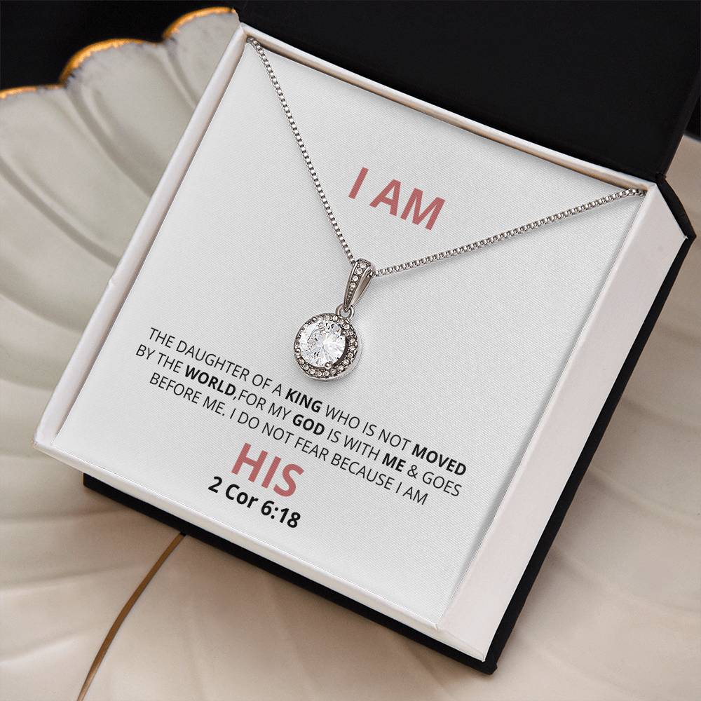 "I am His" - 2 Cor 6:18- Eternal Hope Women's Necklace