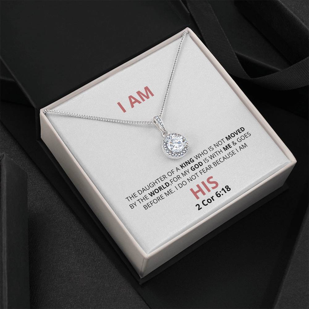 "I am His" - 2 Cor 6:18- Eternal Hope Women's Necklace