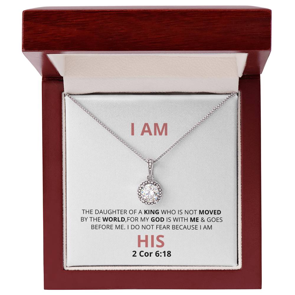 "I am His" - 2 Cor 6:18- Eternal Hope Women's Necklace