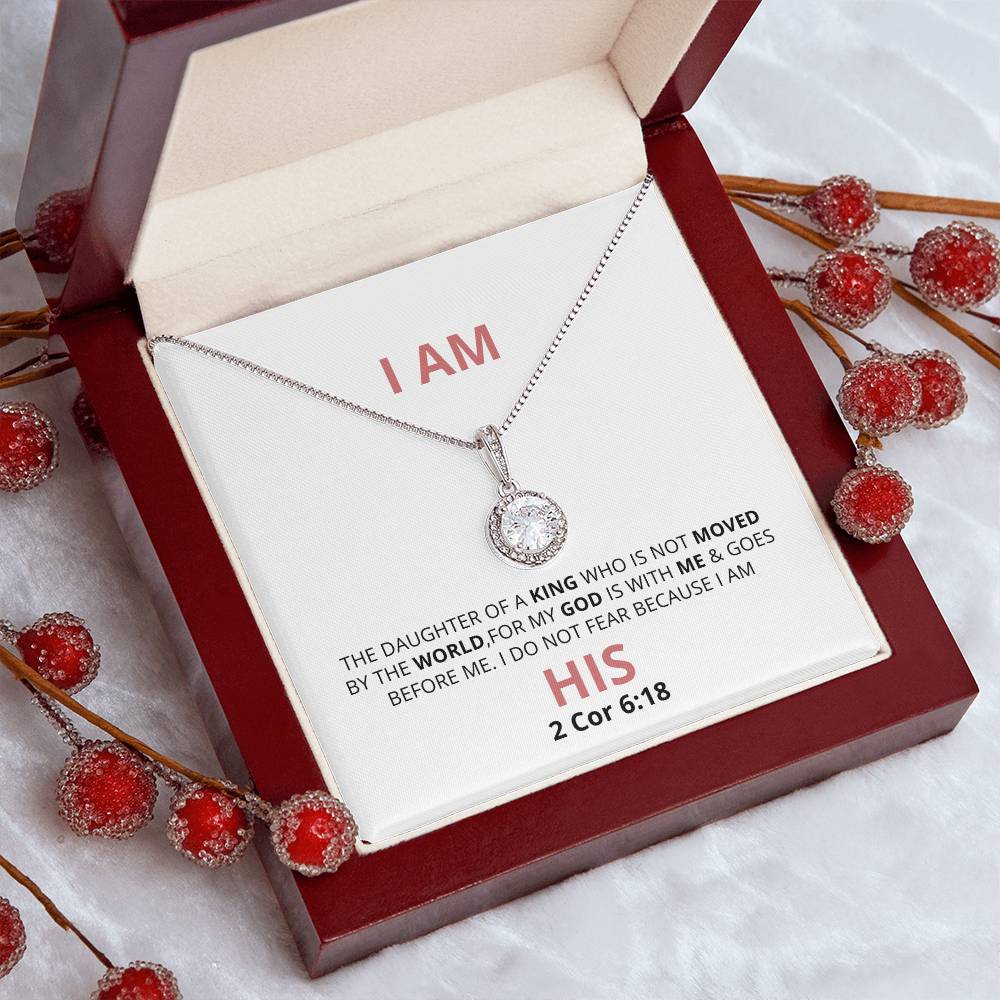 "I am His" - 2 Cor 6:18- Eternal Hope Women's Necklace