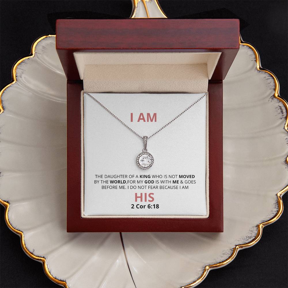 "I am His" - 2 Cor 6:18- Eternal Hope Women's Necklace