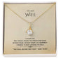 "Wife, I choose You" - Mark 10:8-9- Alluring Beauty Women's Necklace