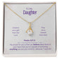 "Daughter - My Prayer for You" -  Psalm 127:3 - Alluring Beauty Women's Necklace