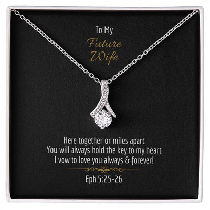 "Future Wife" - Eph 5:25-26- Alluring Beauty Women's Necklace