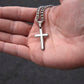 Personalizable - Man of God, Husband, Daddy, Protector, Hero - Mens Cross Necklace