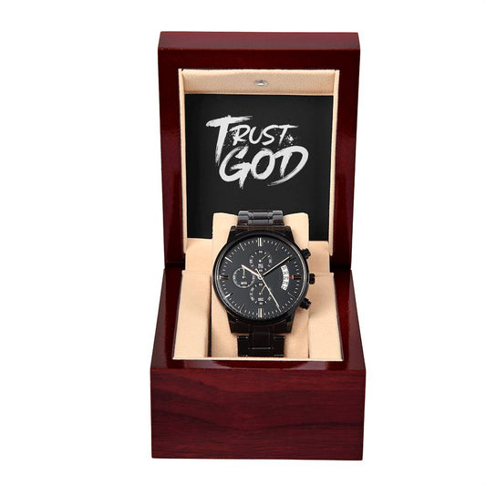 "Trust God" - Men's Chronograph Watch