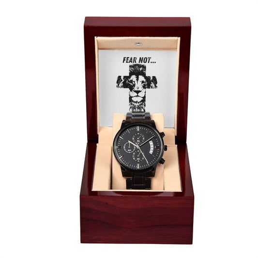 "Fear Not" - Rev 5:5 - Men's Chronograph Watch