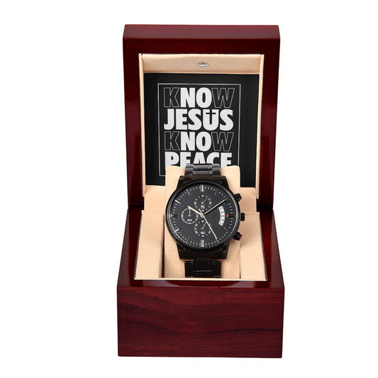 "No Jesus, No Peace" - Men's Chronograph Watch