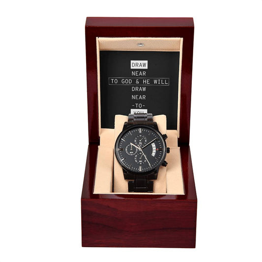 "Draw Near To God" - Men's Chronograph Watch